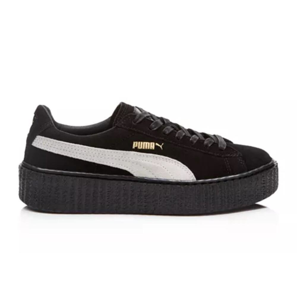 PUMA Fenty Creeper Rihanna Black Suede Shoes Size 7.5 Womens